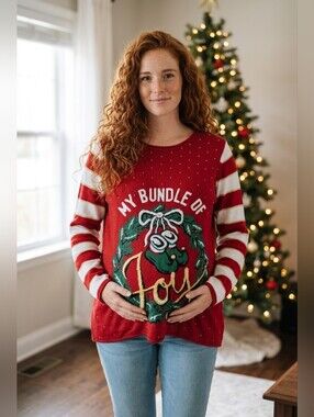 NWT Isabel Maternity Christmas sweater